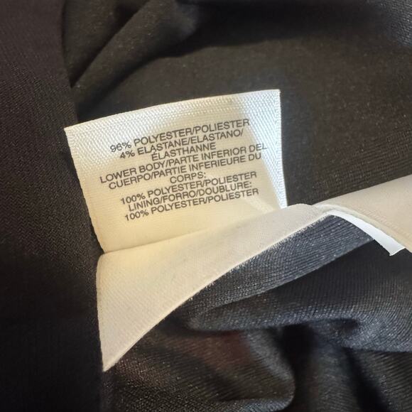 Nine West Wms 16 Sleeveless Black Geometric Abstract Print Flowy Maxi Dress - Picture 10 of 12